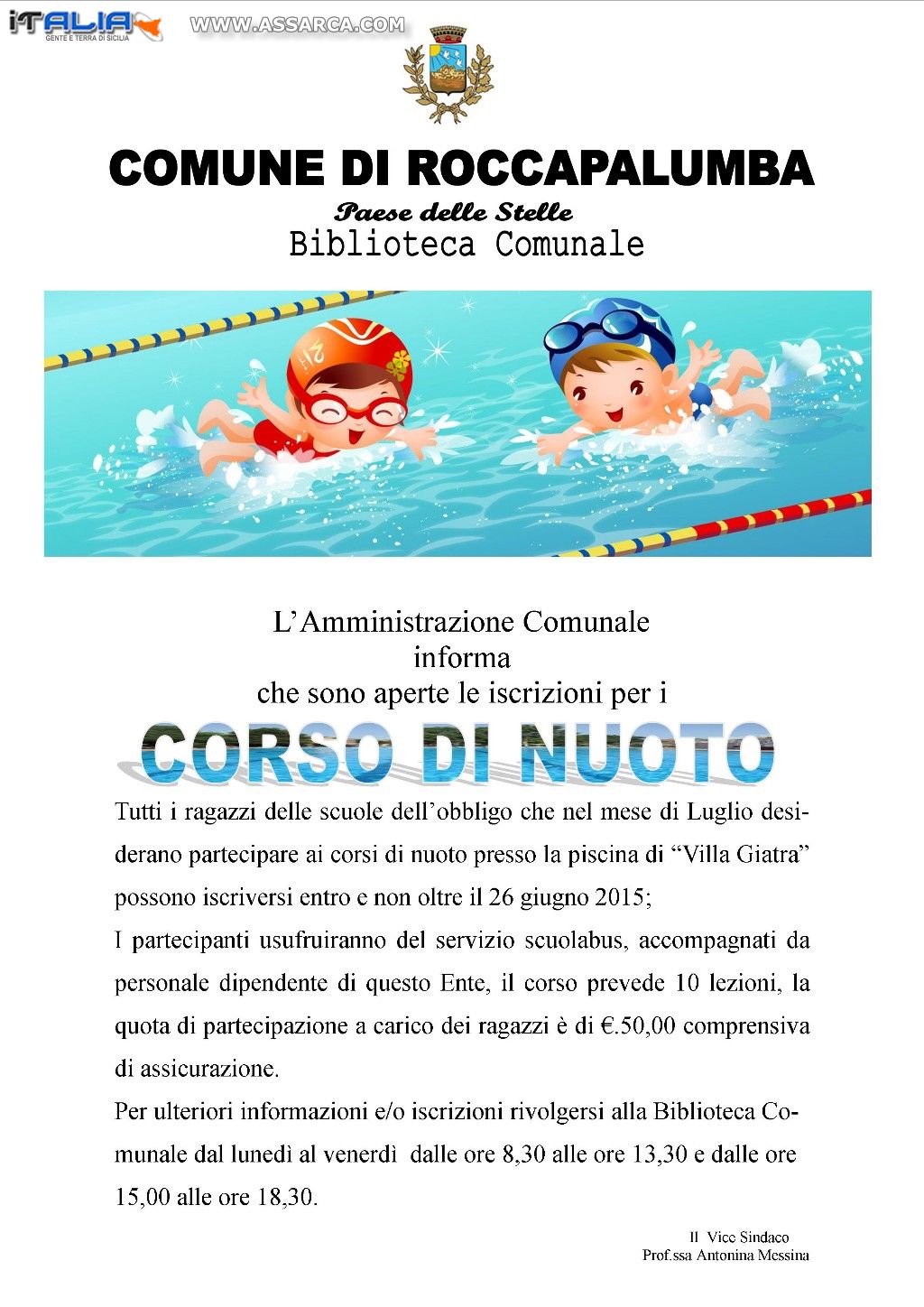 CORSO DI NUOTO