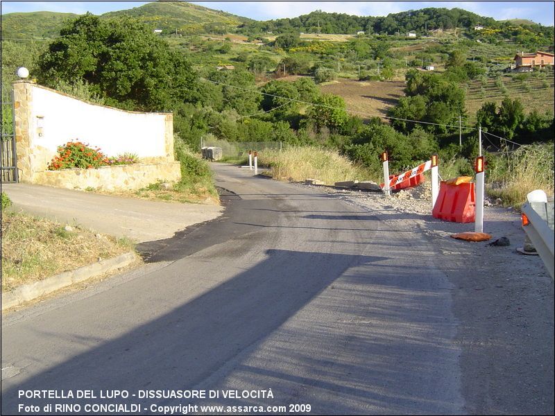 Portella del lupo - dissuasore di velocit