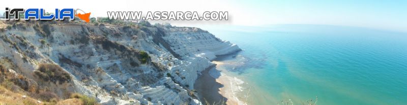 Panoramica su scala dei turchi