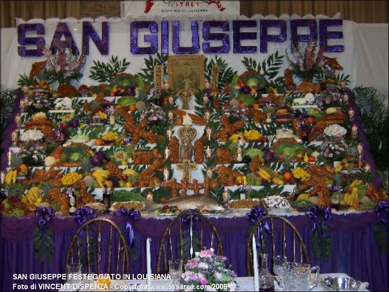 San Giuseppe festeggiato in Louisiana