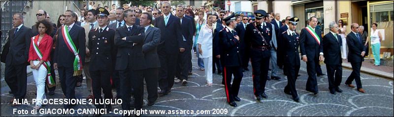 Alia, processione 2 Luglio