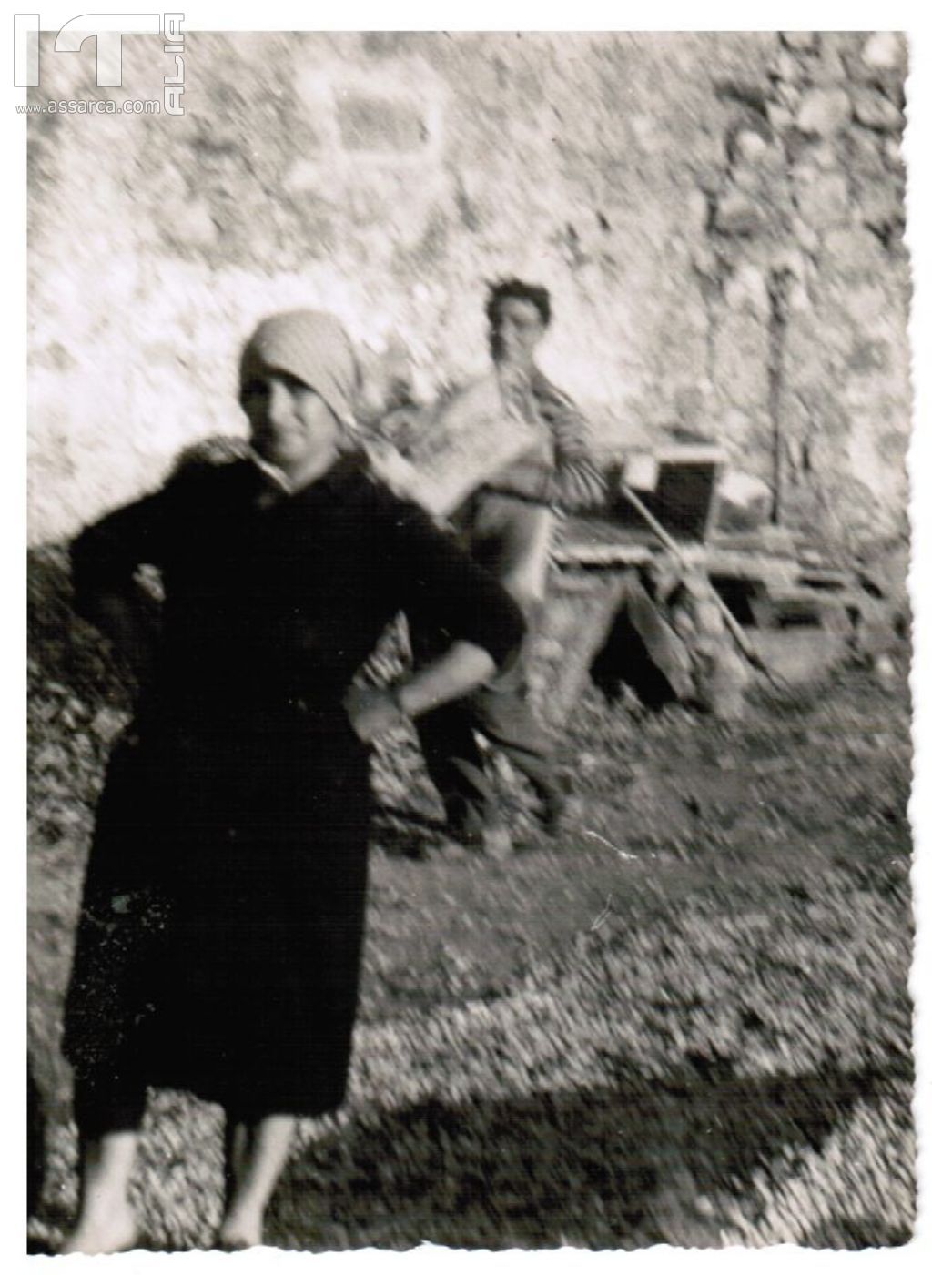 Stella Todaro con Salvatore Centanni. anni 50