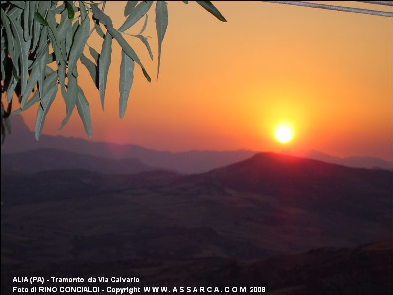 Tramonto  da Via Calvario