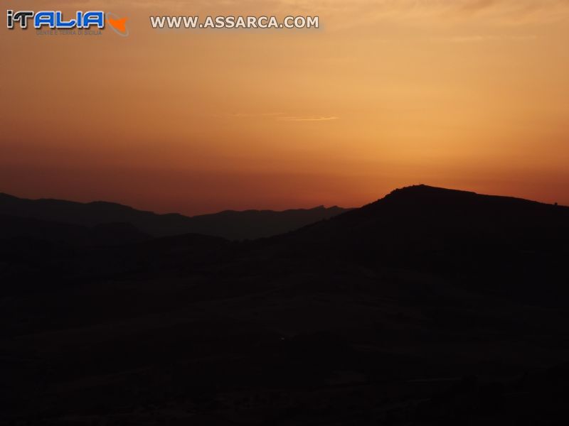 tramonto ad alia alle 20:30 del 17/06/2012